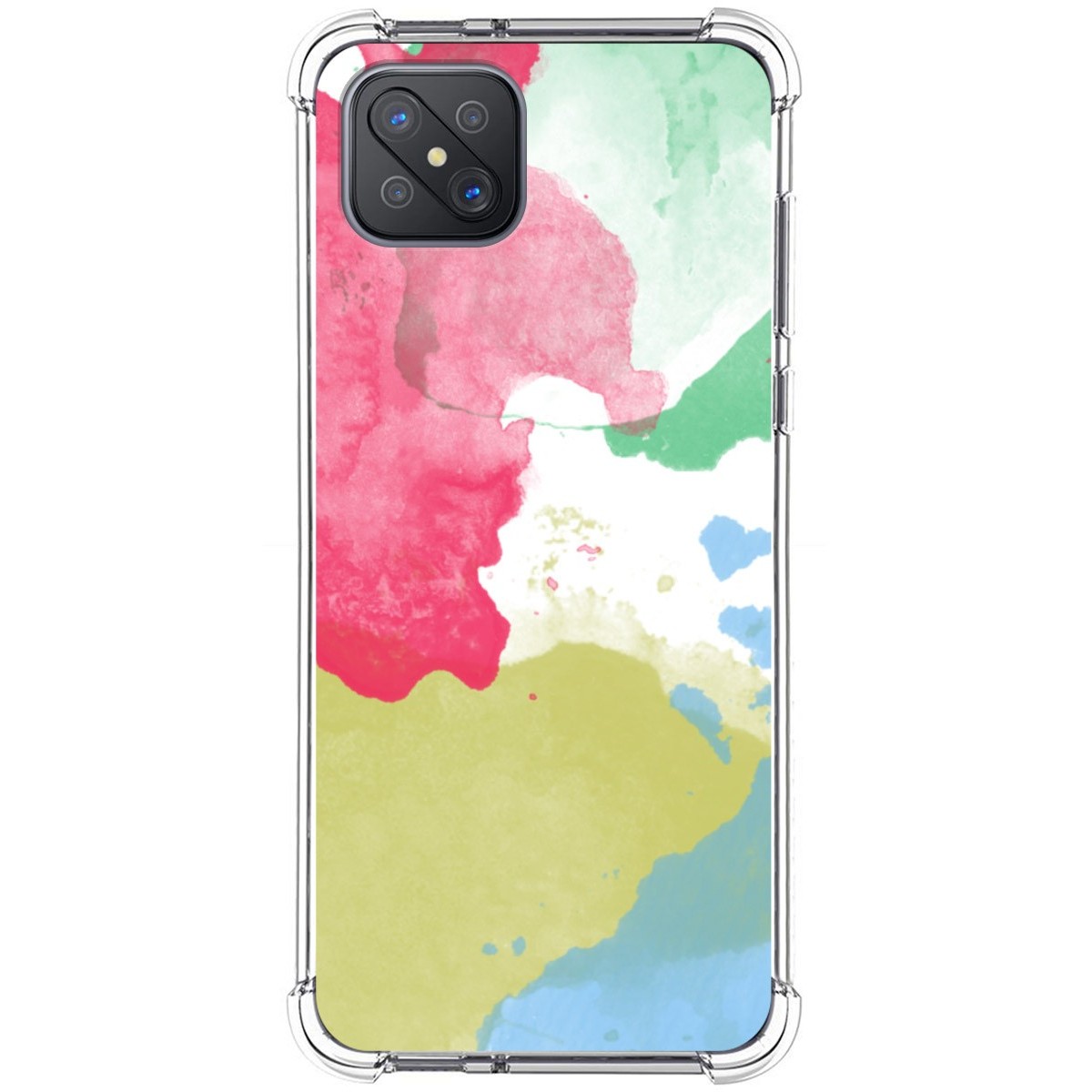 Funda Silicona Antigolpes para Oppo Reno 4Z 5G diseño Acuarela 02 Dibujos