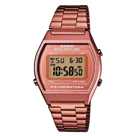 Reloj Casio B640WC-5AEF Edgy Collection de mujer marrón rosado