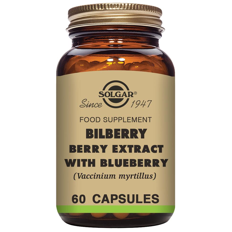 Solgar Mirtilo Baya Bilberry 60 Cápsulas