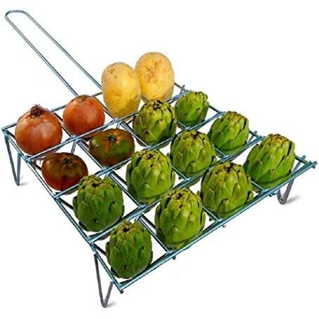 Edm Parrilla para Verduras 16 Unidades con Acabado Cincado Gourmet Kitchen