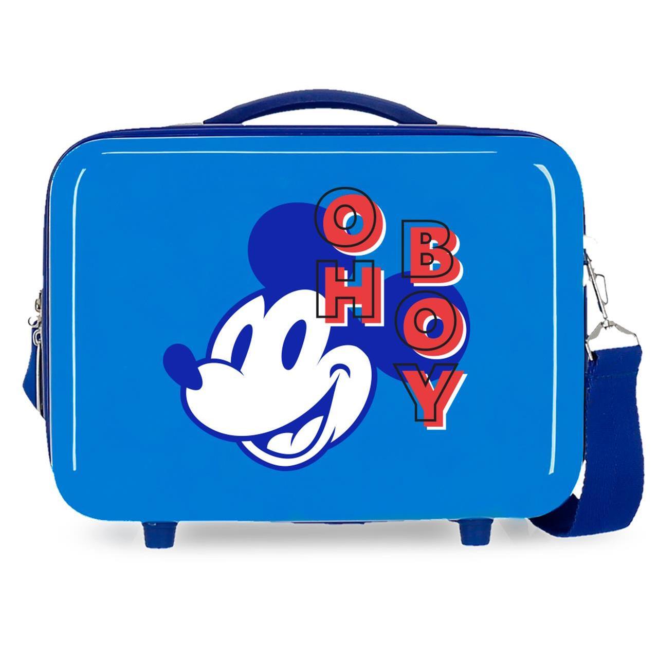 Neceser ABS Disney Mickey & Friends azulon 21x29x15cm