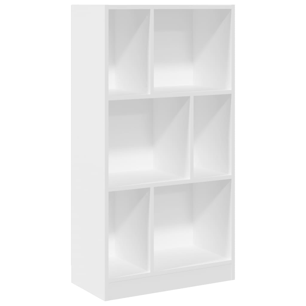 Vidaxl Estantería de Madera de Ingeniería 57x28,5x107,5 Cm - Blanco