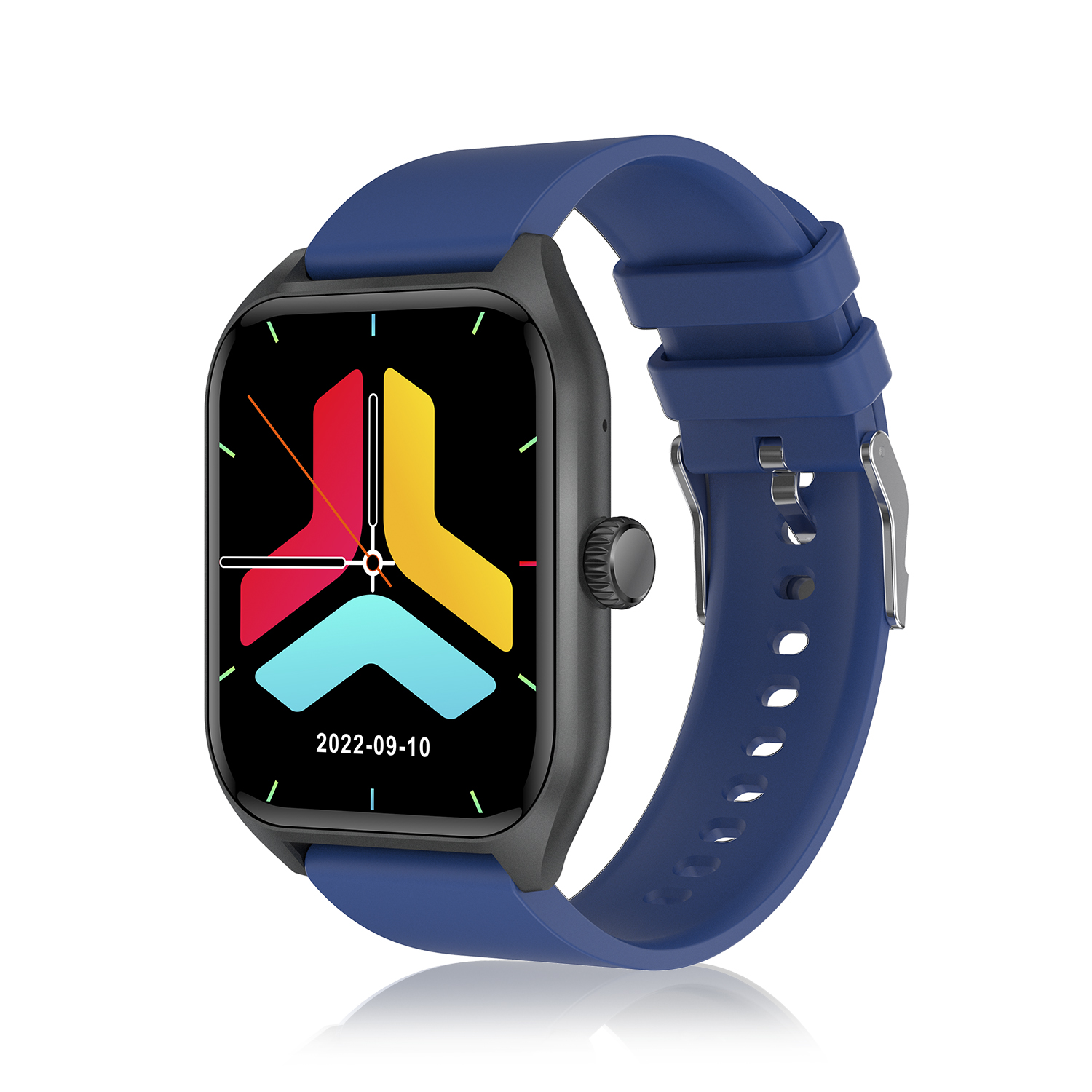 DAM. Smartwatch Qx5 con pantalla de 1,96 pulgadas. Llamadas Bluetooth, más de 100 modos deportivos, medición de glucosa y de tensión. 4,5x0,9x3,8cm