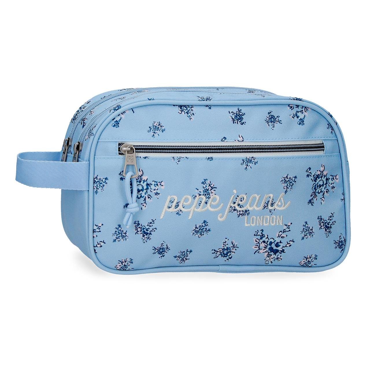Neceser Pepe Jeans Olivia 26 cm x 16 cm x 12 cm Azul Claro