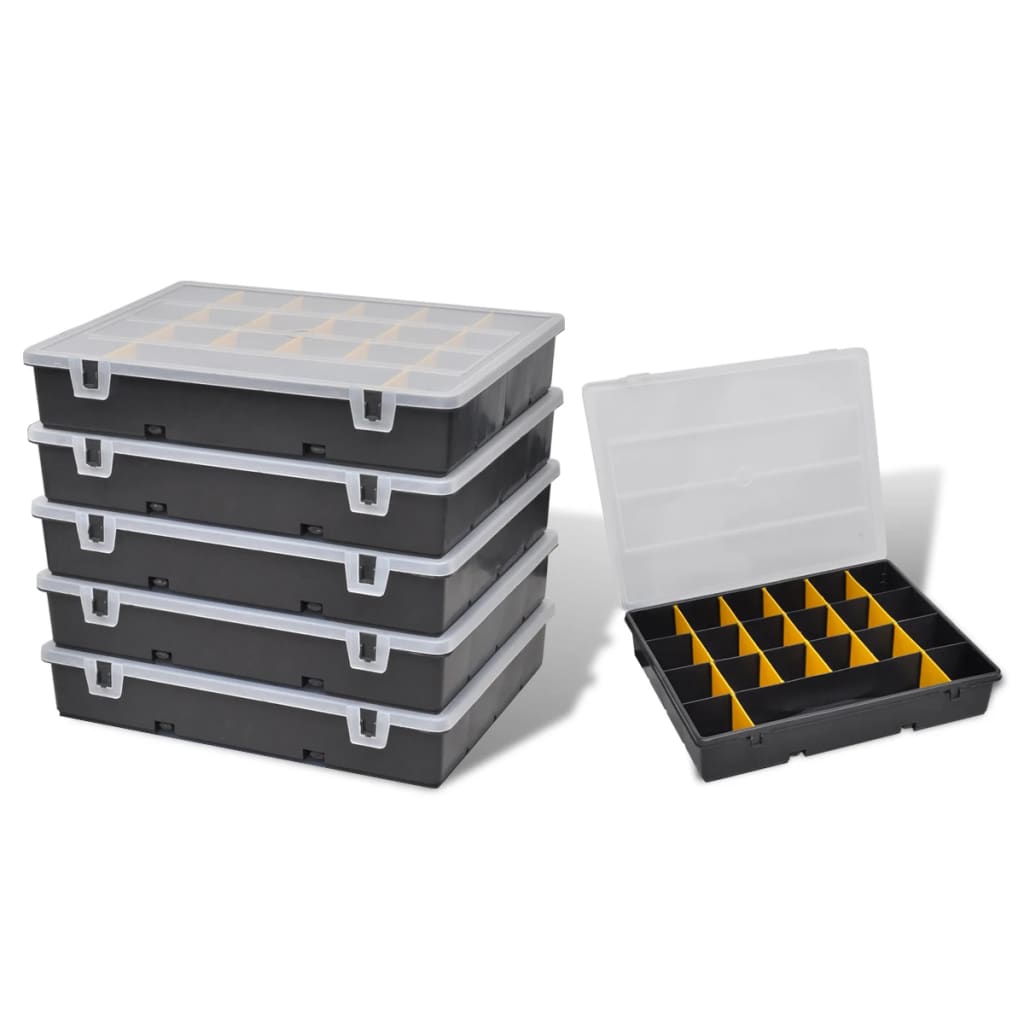 Vidaxl Torre de 6 Cajas de Herramientas Plásticas