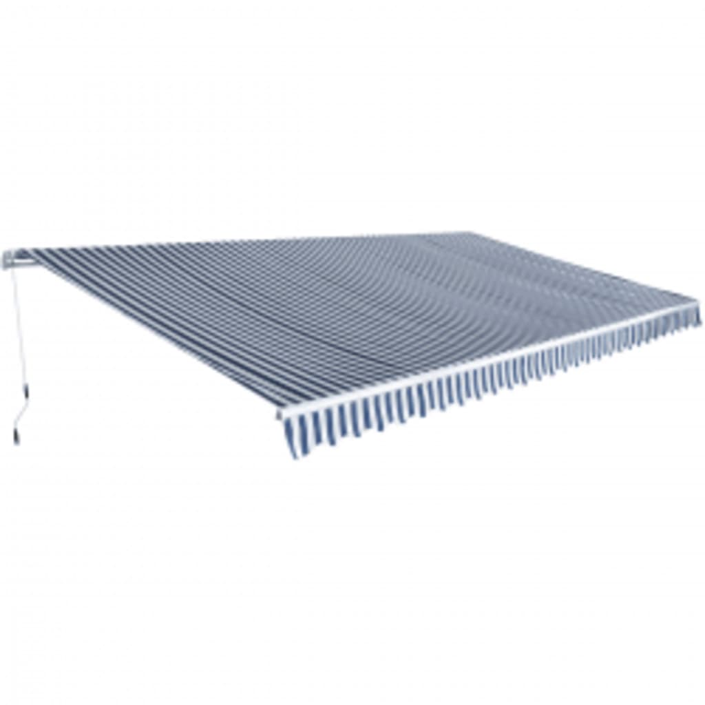 vidaXL Toldo Plegable de Operación Manual 600cm Multicolor Cortina Balcón