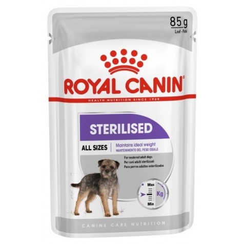 Royal Canin – Comida húmeda para perros adultos Royal Canin Sterilised All Sizes.