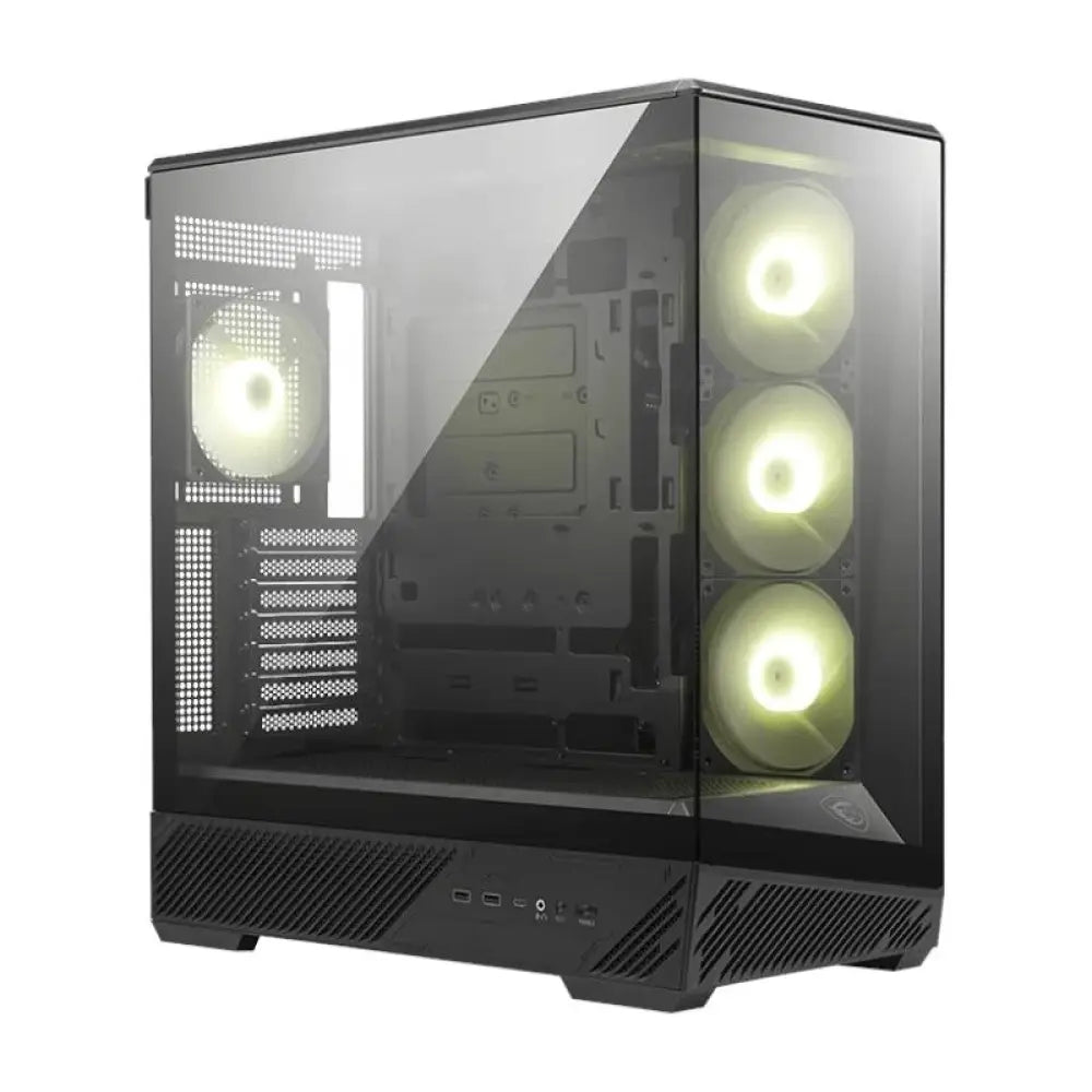 Torre PC Caja de PC MSI MAG PANO 130R PZ Negro ATX Vidrio Templado USB-C
