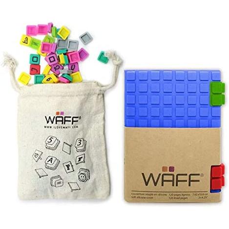 Waff Combo S Azul Libreta Letras - Compacto y Versátil