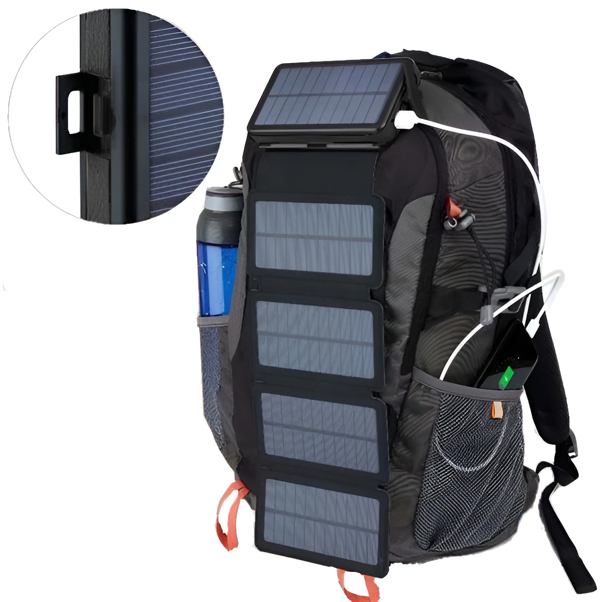 Powerneed ES20000B Panel Solar 9 W - Energía Solar Portátil