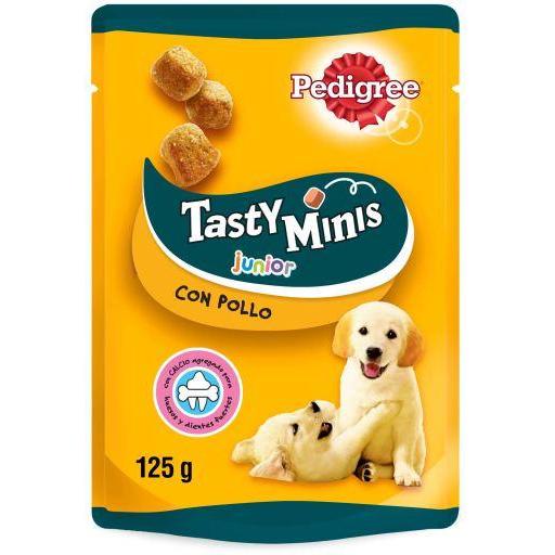 Pedigree Tasty Mini Premios para Cachorros Sabor Pollo (Perros , Snacks , Galletas) - 125 GR125