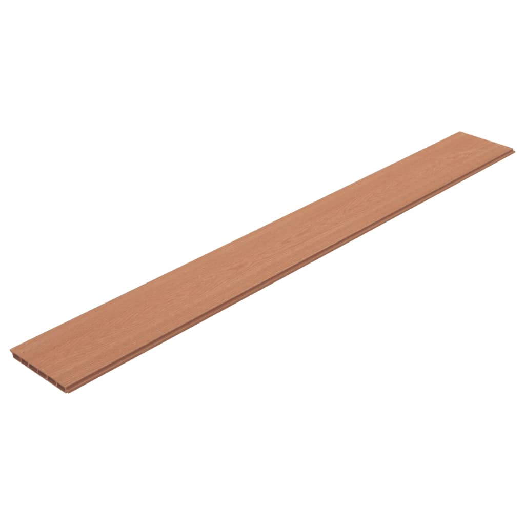 Vidaxl Tableros de Valla de Repuesto WPC 170 Cm Marrón