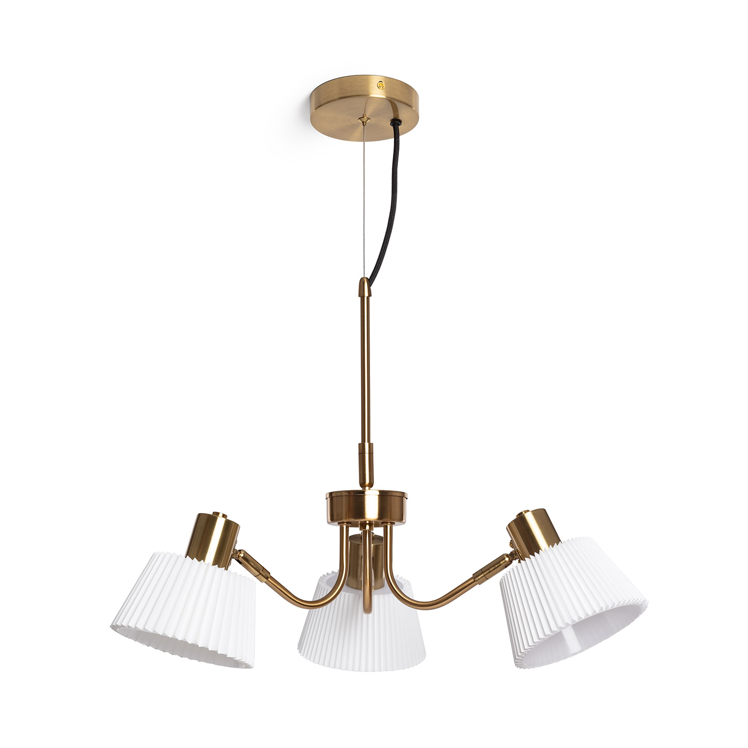 Ledkia Lámpara Colgante Metal Magda 3 Focos Blanco