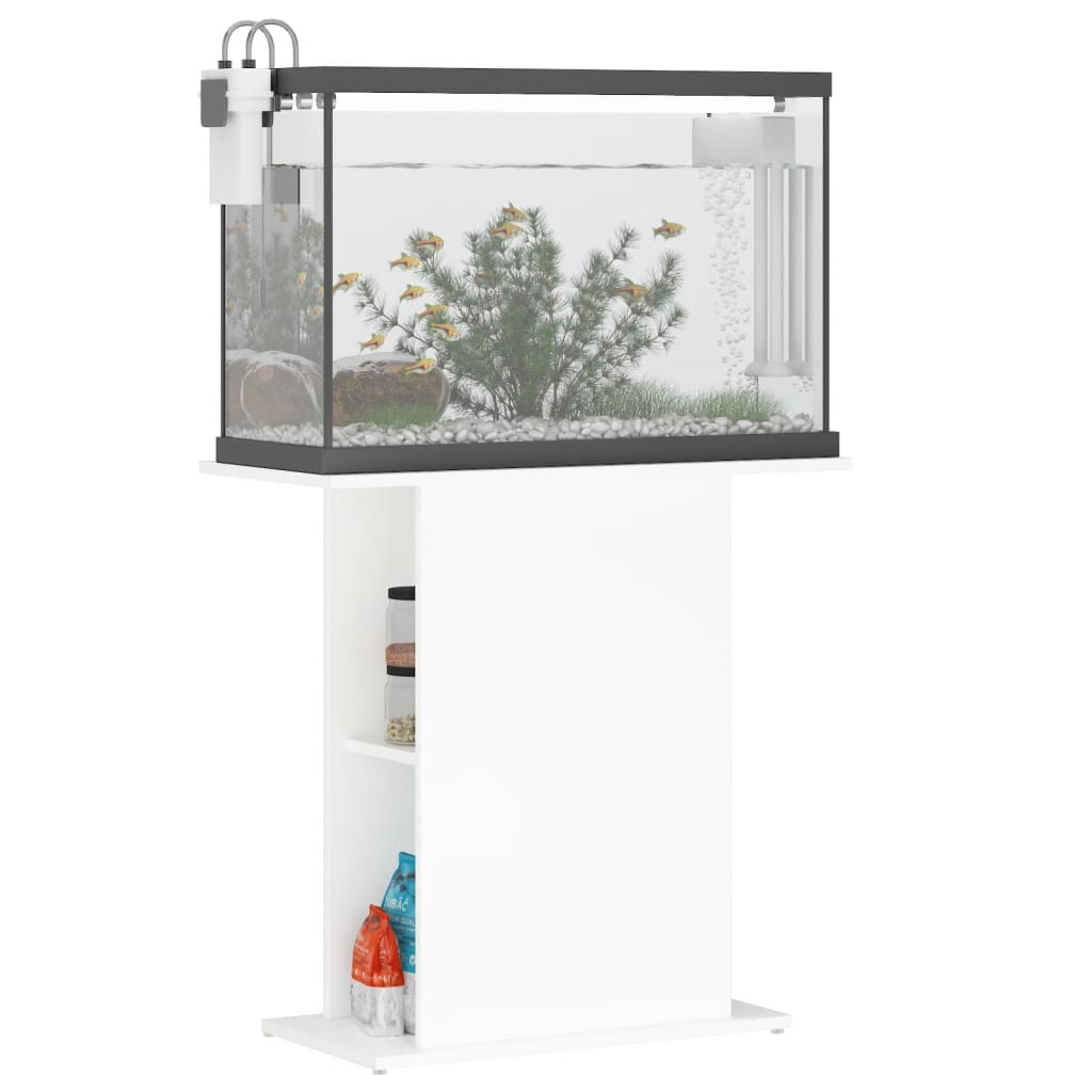 vidaXL Soporte acuario madera ingeniería 75x36x72,5 cm Color Blanco brillante,  Roble ahumado,  Roble Sonoma y mas