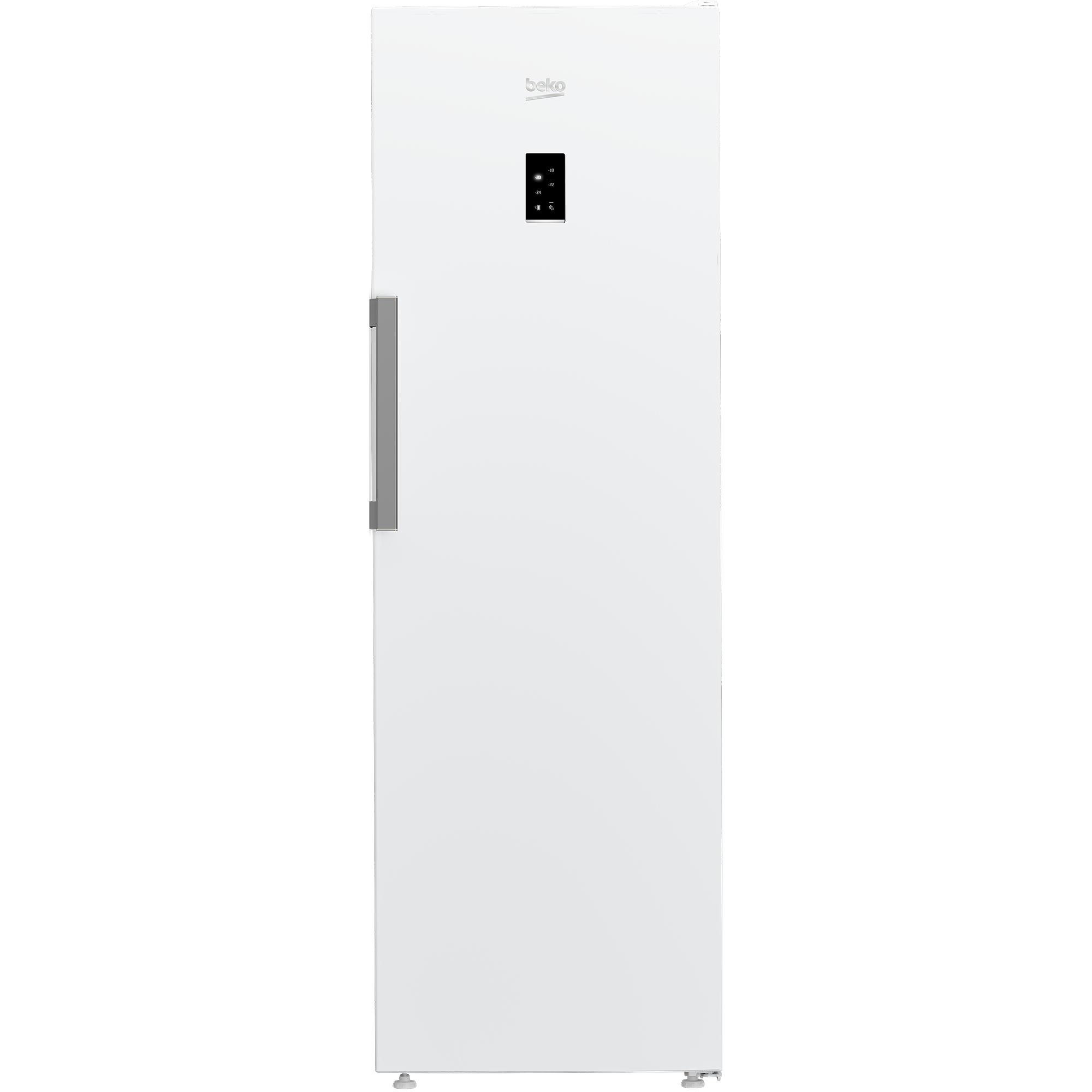 Congelador vertical BEKO B3RFNE314W 286L Alto 185cm x 59cm Clase E Blanco