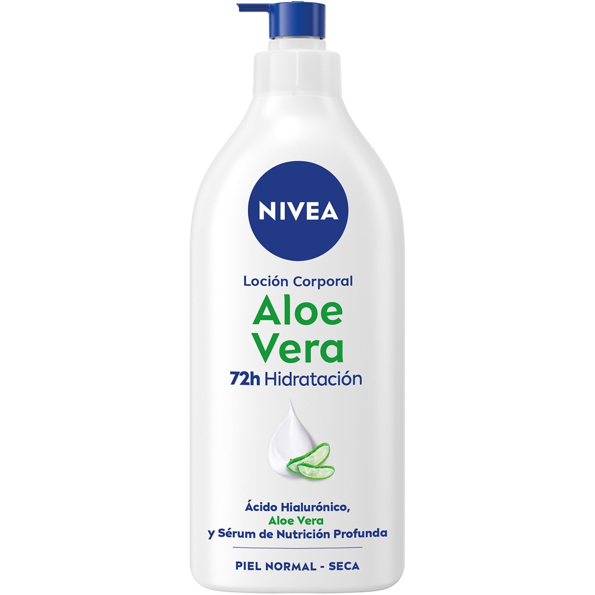 NIVEA loción corporal 5 en 1 Cuidado Completo Aloe Vera dosificador 625 ml para piel normal y seca