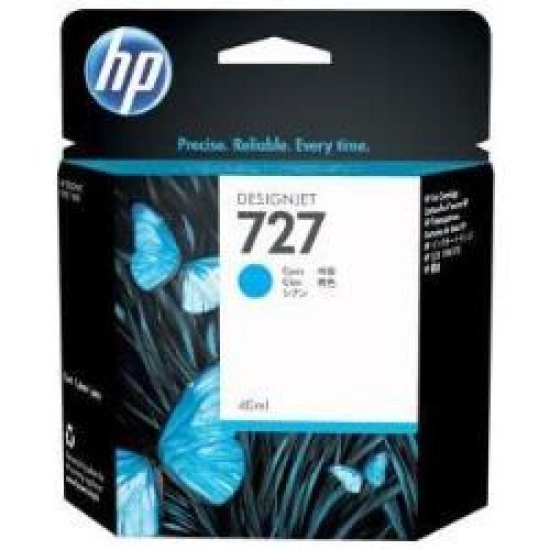 Hp 727 300-ml cyan designjet ink