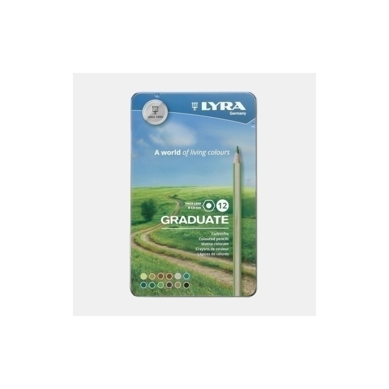 Lyra - LAPICES COLOR LYRA GRADUATE EST.12 - Pack de 5 unidades L2871120