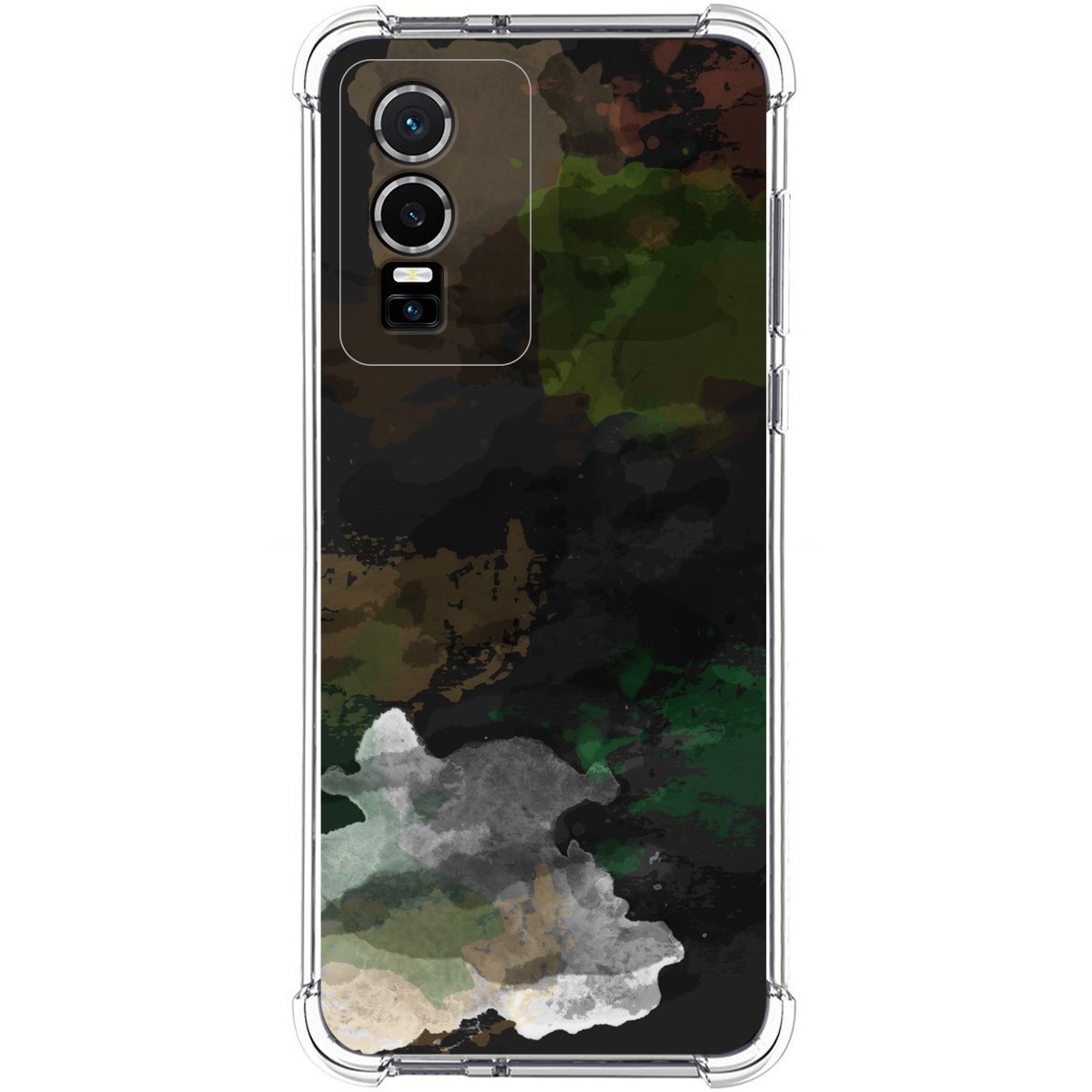 Funda Silicona Antigolpes para Vivo Y76 5G diseño Acuarela 12 Dibujos