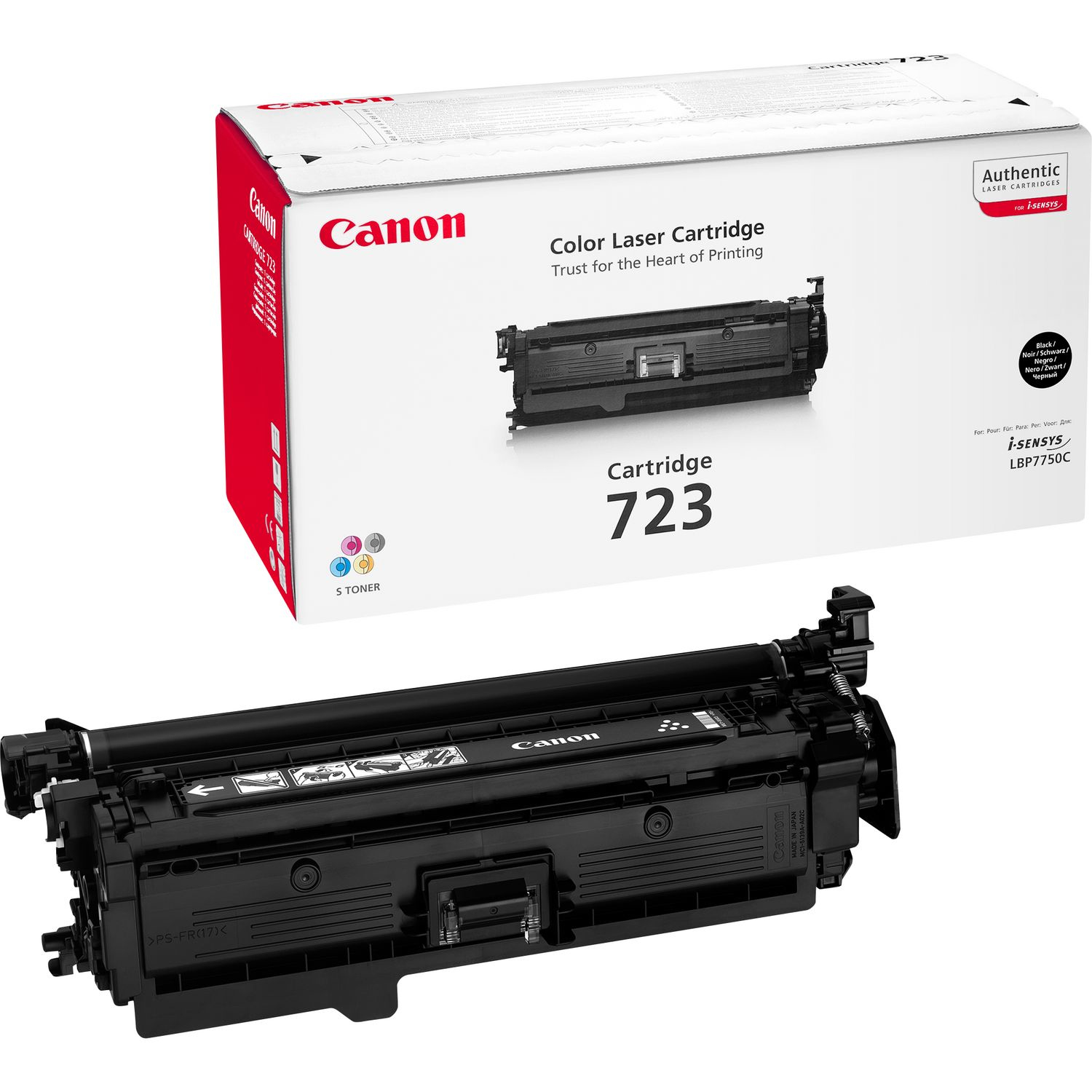Canon 723BK Original Negro 1 pieza(s)
