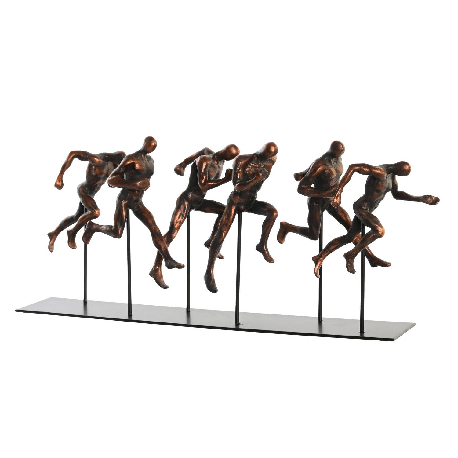 FIGURA RESINA METAL 43X11,5X19 ATLETAS COBRIZO FIJALO FD203234