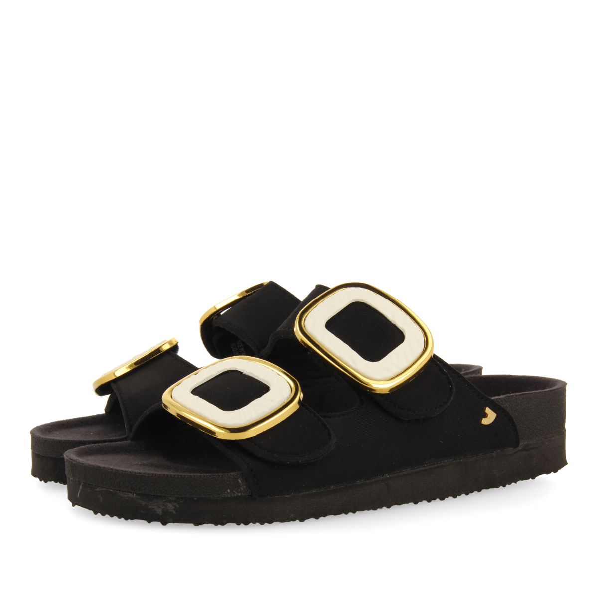 SANDALIAS GIOSEPPO ESTILO BIO MUJER BUDAORS OFF-WHITE CON ADORNO JOYA