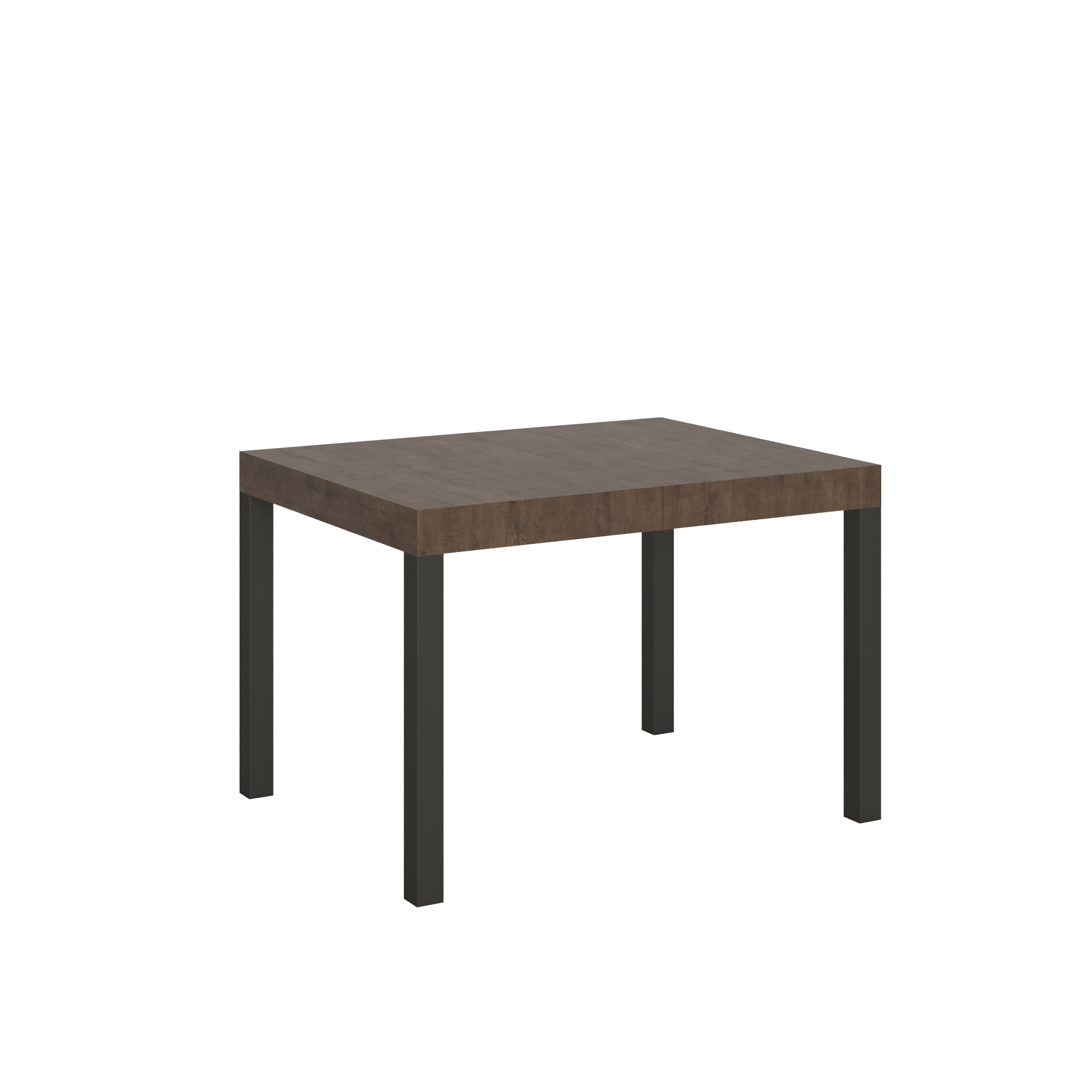 Mesa extensible 80x120/204 cm Everyday Estructura Nogal Antracita - Itamoby