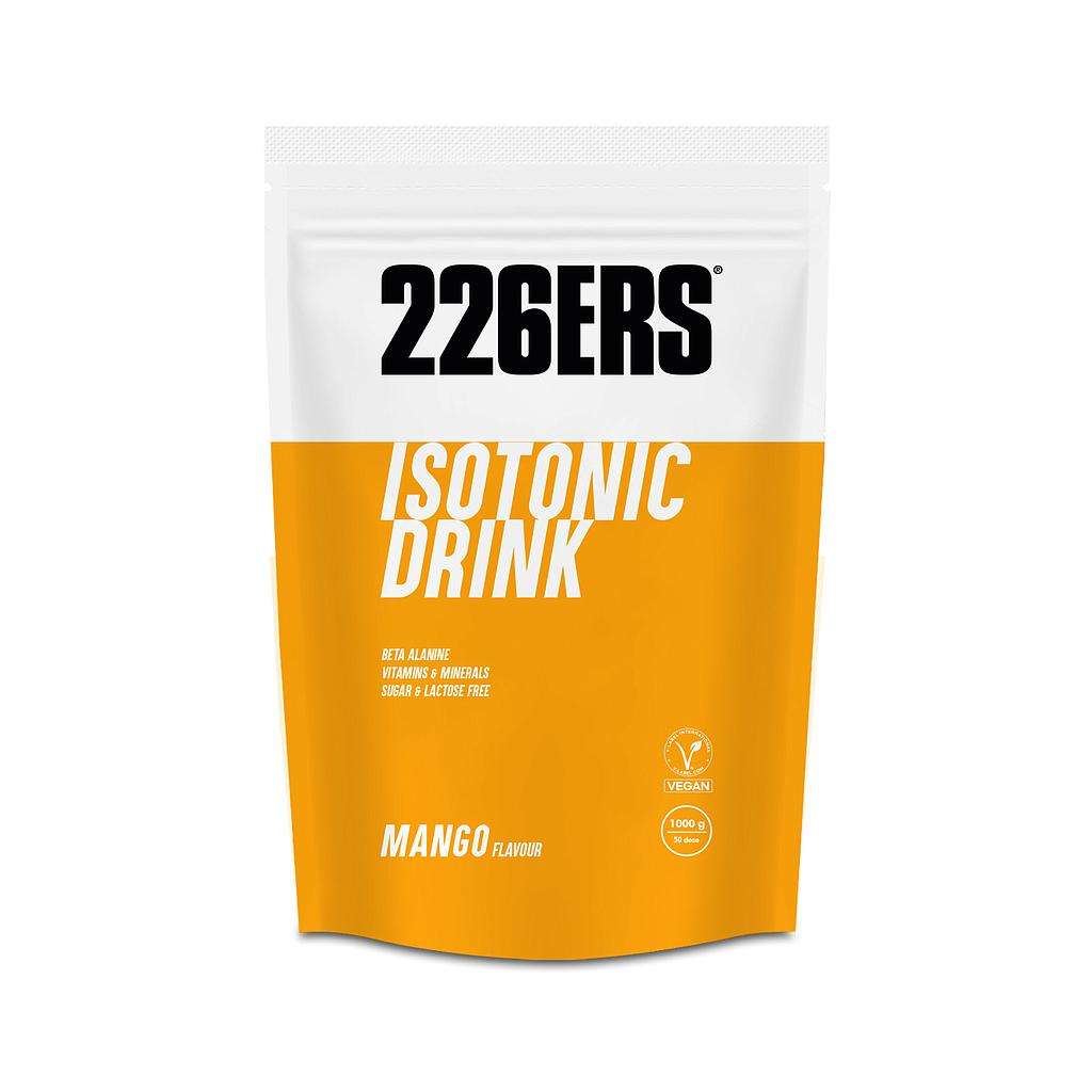 226ers Isotonic Drink 1 kg - Bebida Isotónica con Amilopectina, Sales Minerales y Vitaminas - Sin Azúcar, Sin Gluten y Vegano - Energía y Rehidratación para Deportistas de Resistencia