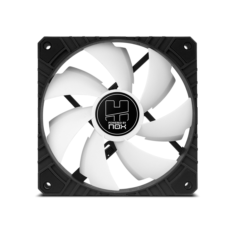 NOX Ventilador Hummer H-FAN Pro - 120mm - Negro, Blanco
