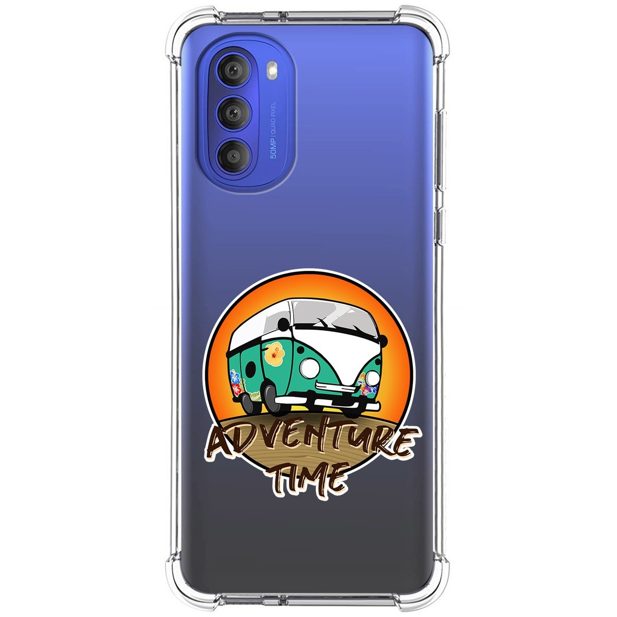Funda Silicona Antigolpes para Motorola Moto G51 5G diseño Adventure Time Dibujos