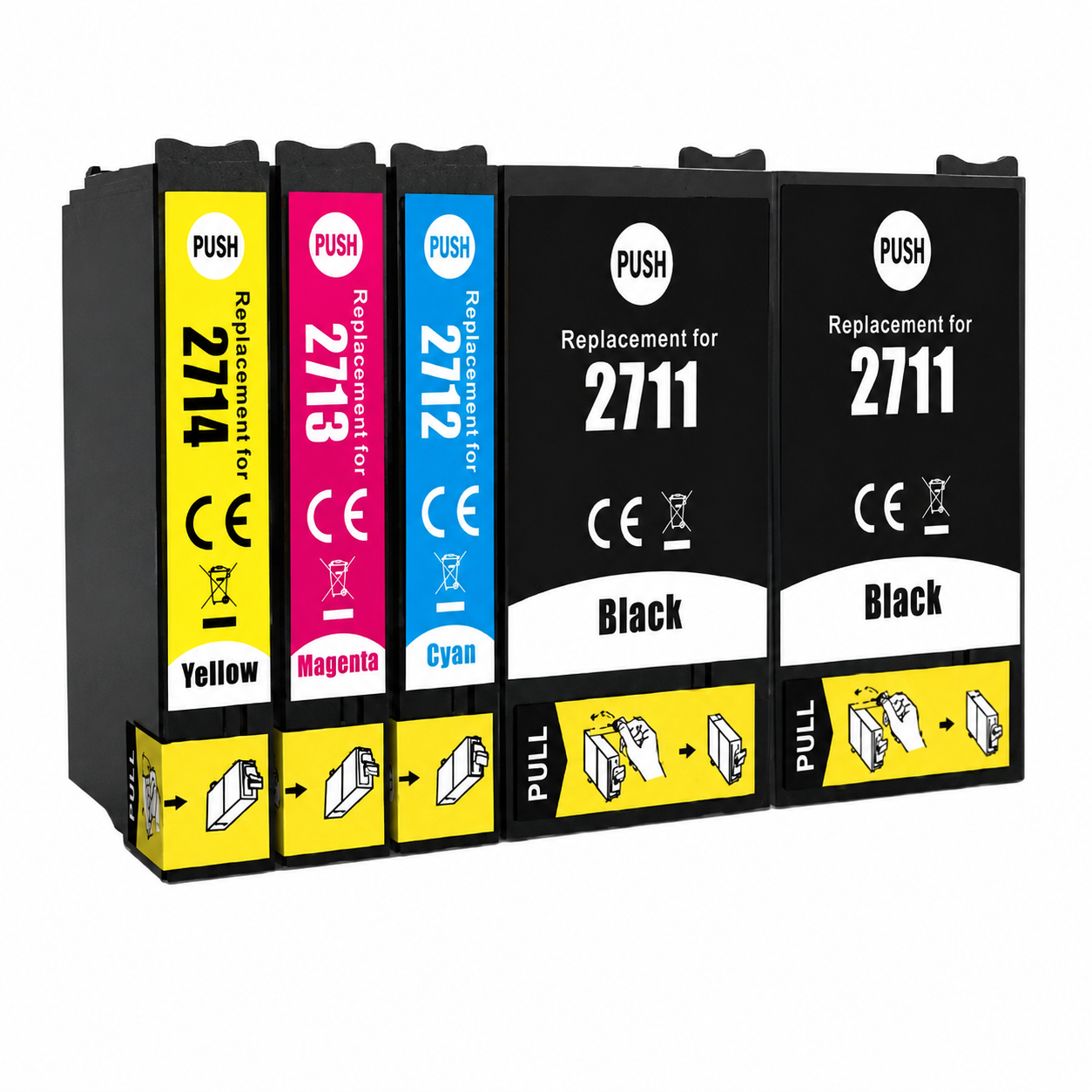 Pack 5 Tintas Compatibles Epson WF-3620 / WF-3640 / WF-7110 / WF-7620 / WF-7640