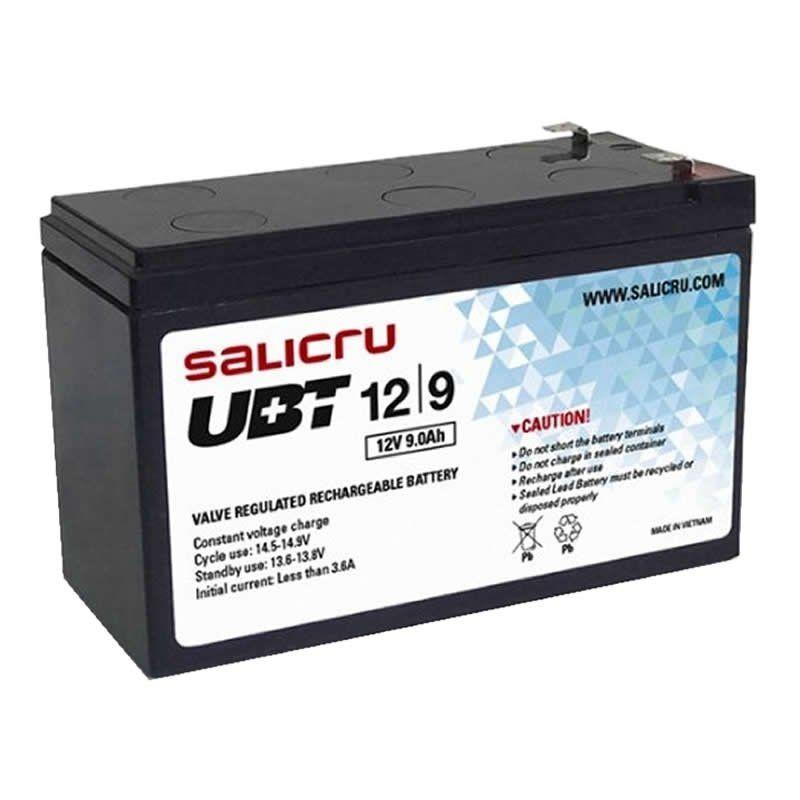 Salicru Batería AGM recargable de 9 Ah / 12 V