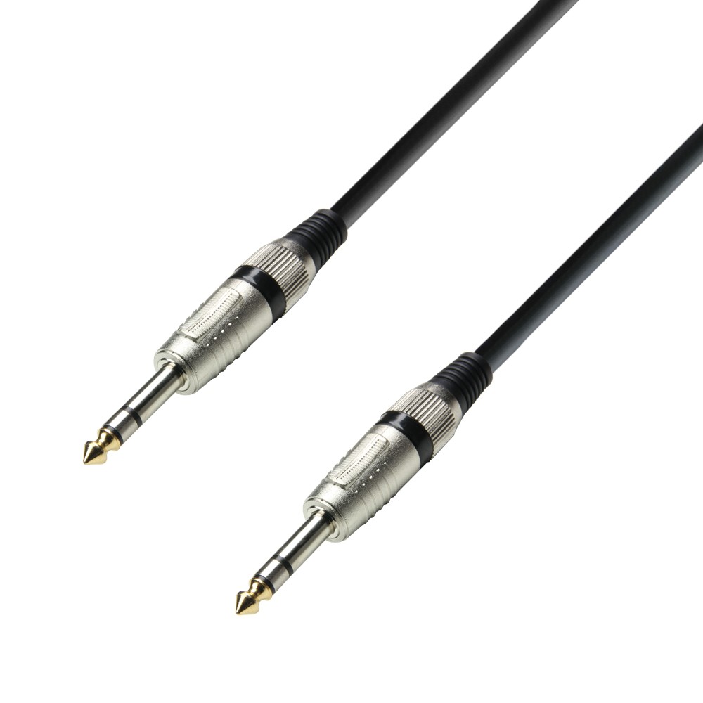 Cable de Sonido Adam Hall JACK 6.3 Stereo Macho-Macho 6.3 ST 6m HQ de Alta Calidad