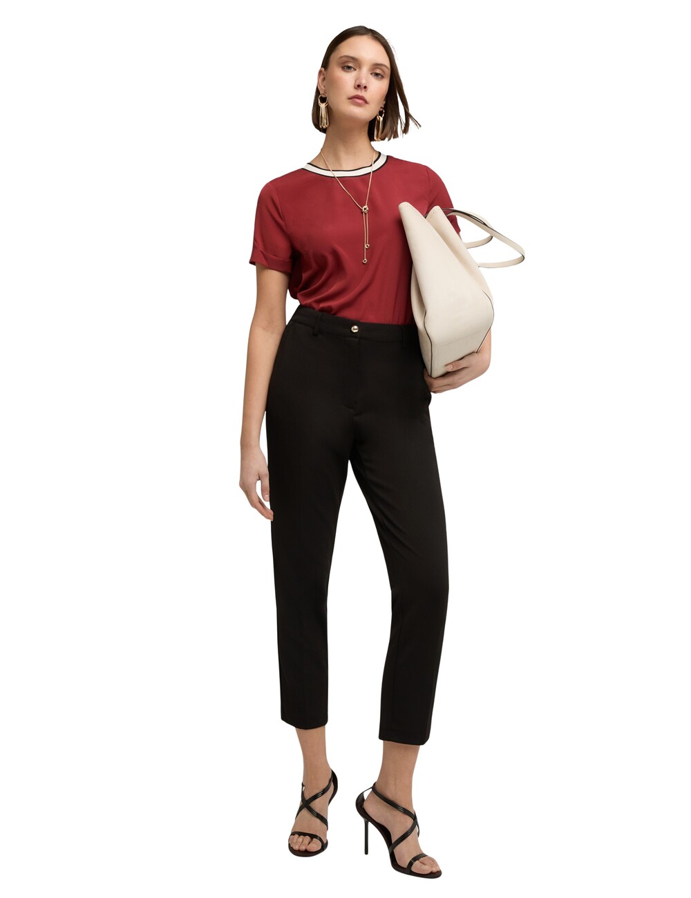 Motivi - Pantalones chino en tejido de sarga