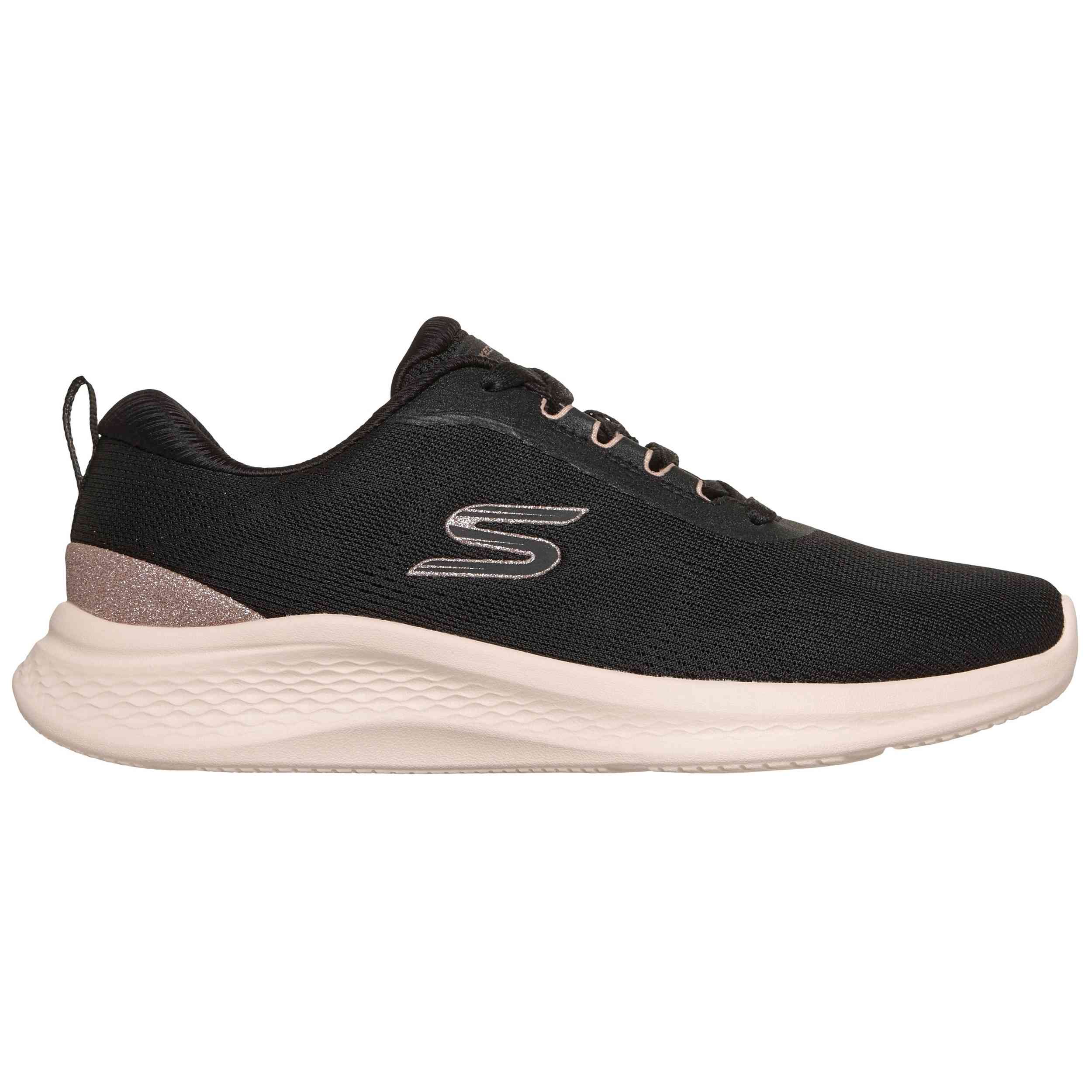Zapatillas Skechers modelo 150629-BKRG para Mujer en color Negro