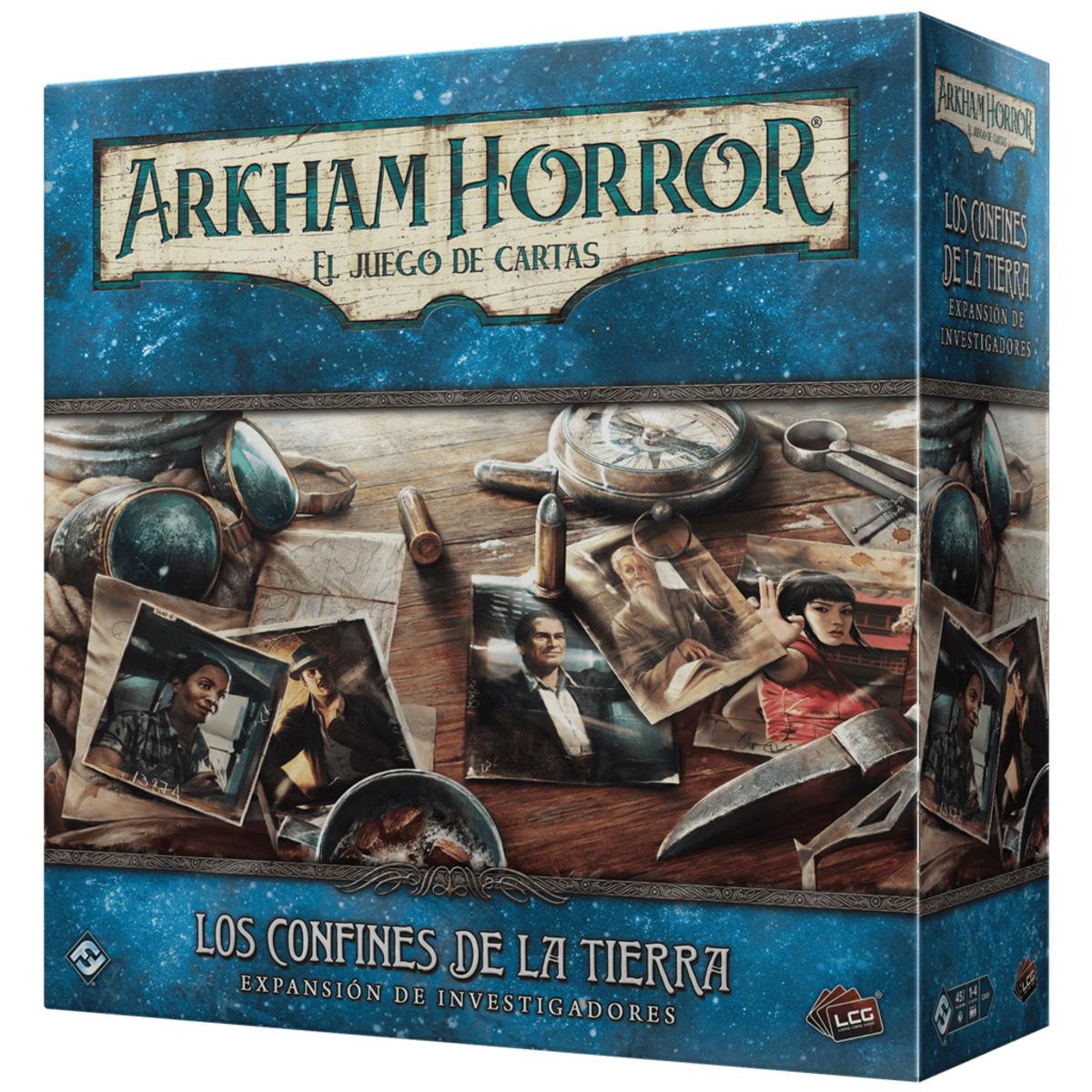 Asmodee - Juego de mesa Arkham Horror LCG: Confines de la Tierra exp. investigadores