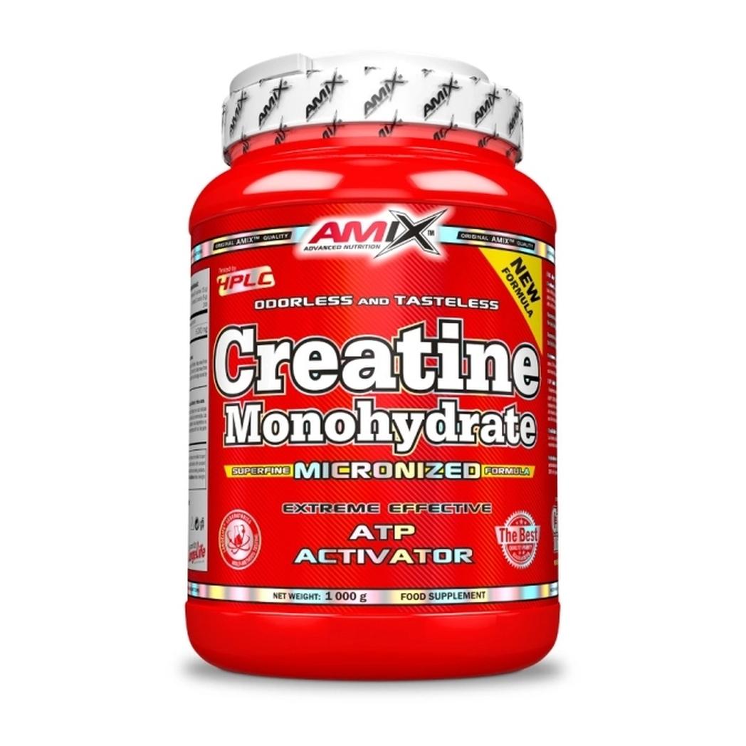 AMIX Nutrition Creatina Monohidrato 500g + 250g Gratis par rendimiento y masa muscular