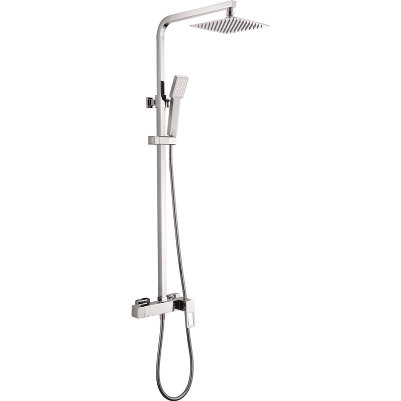 Imex Suecia BDC032 columna de ducha con barra de acero inoxidable cromado