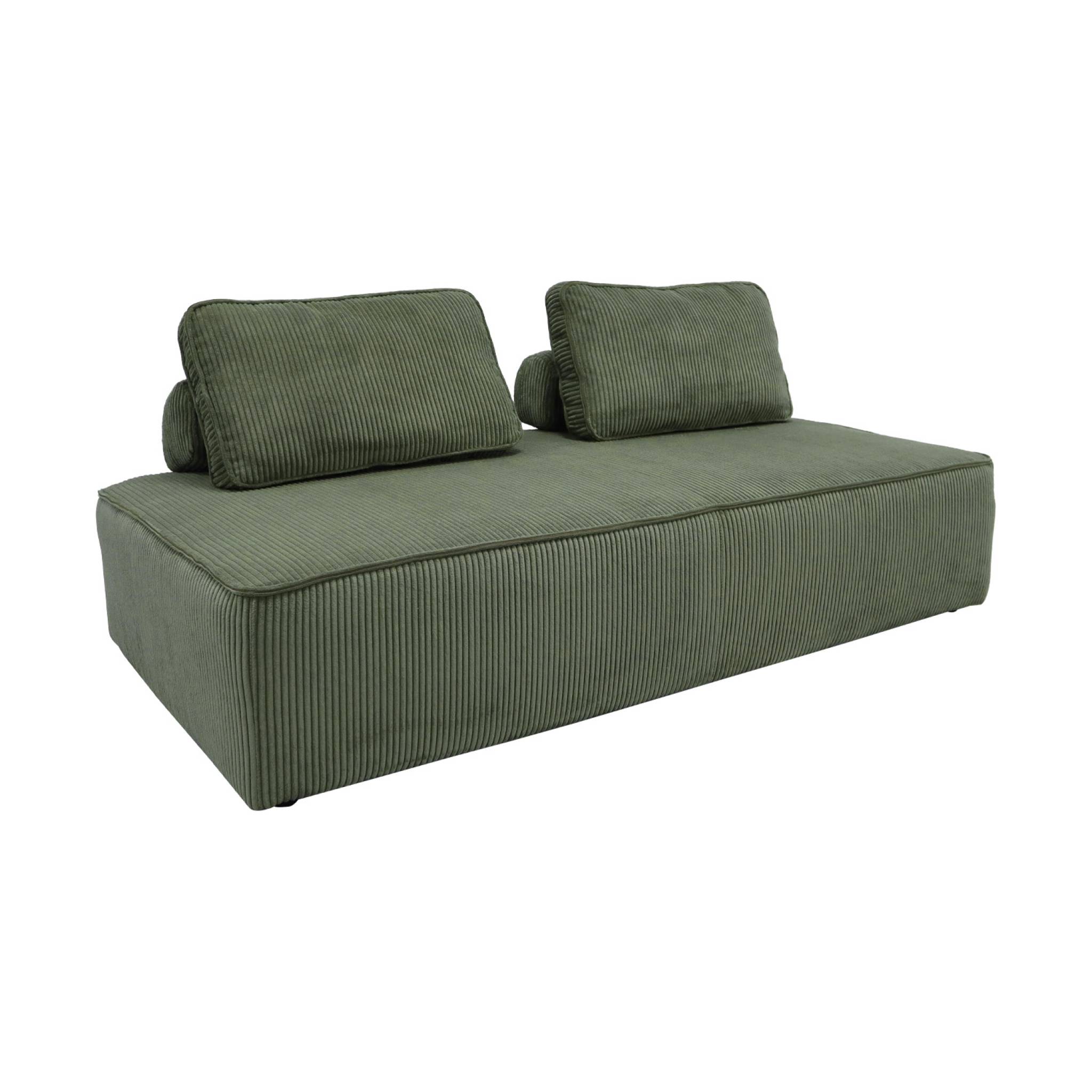 Sofá modular de pana, 2 plazas