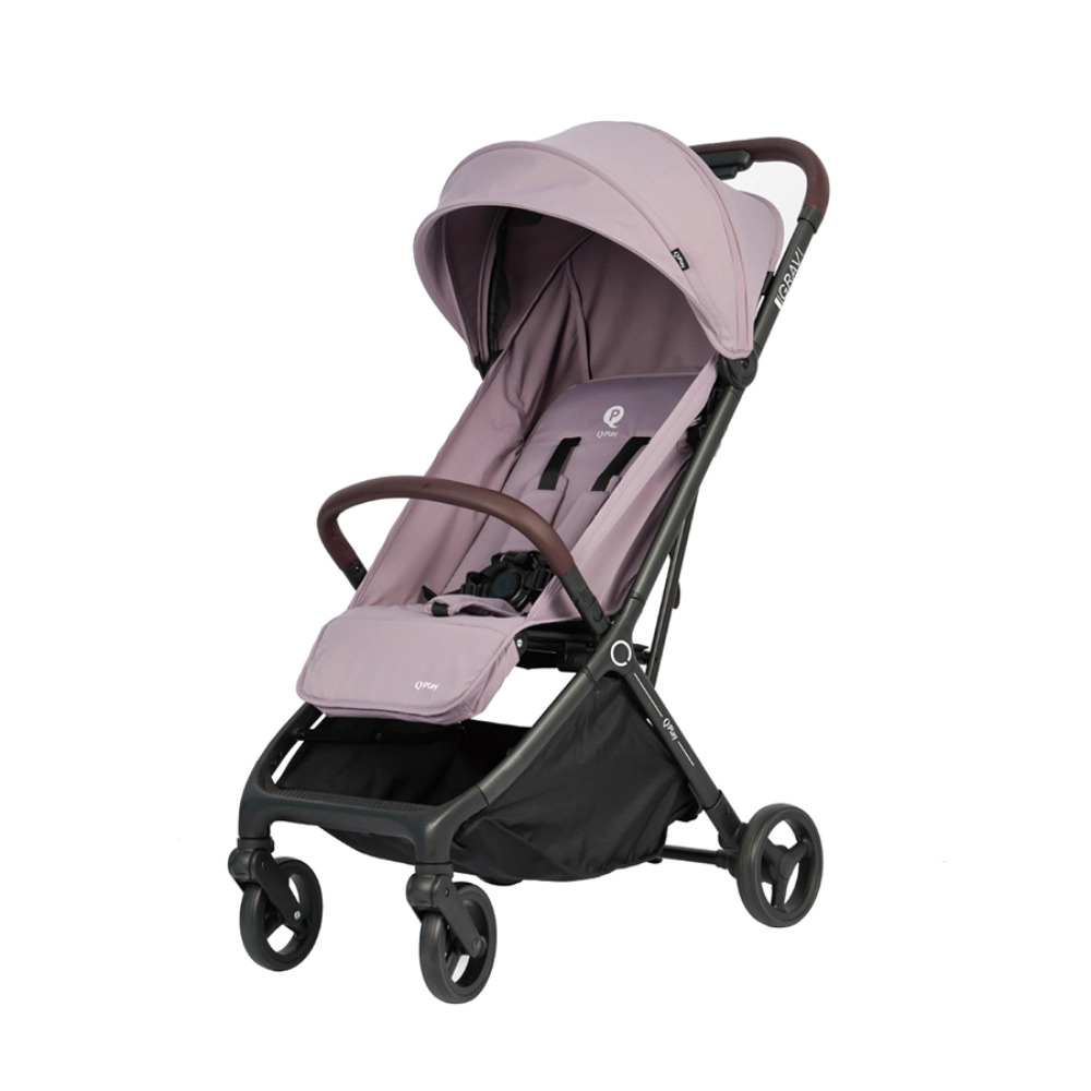 Silla de paseo premium Qplay Grav Violet – Plegado por gravedad, compacta y hasta 22 kg