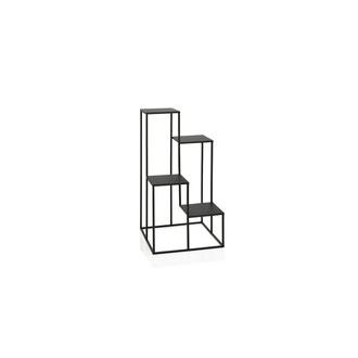 Soporte Plantero Metal Neg 40X40X77, El mejor complemento para tu hogar, Fijalo