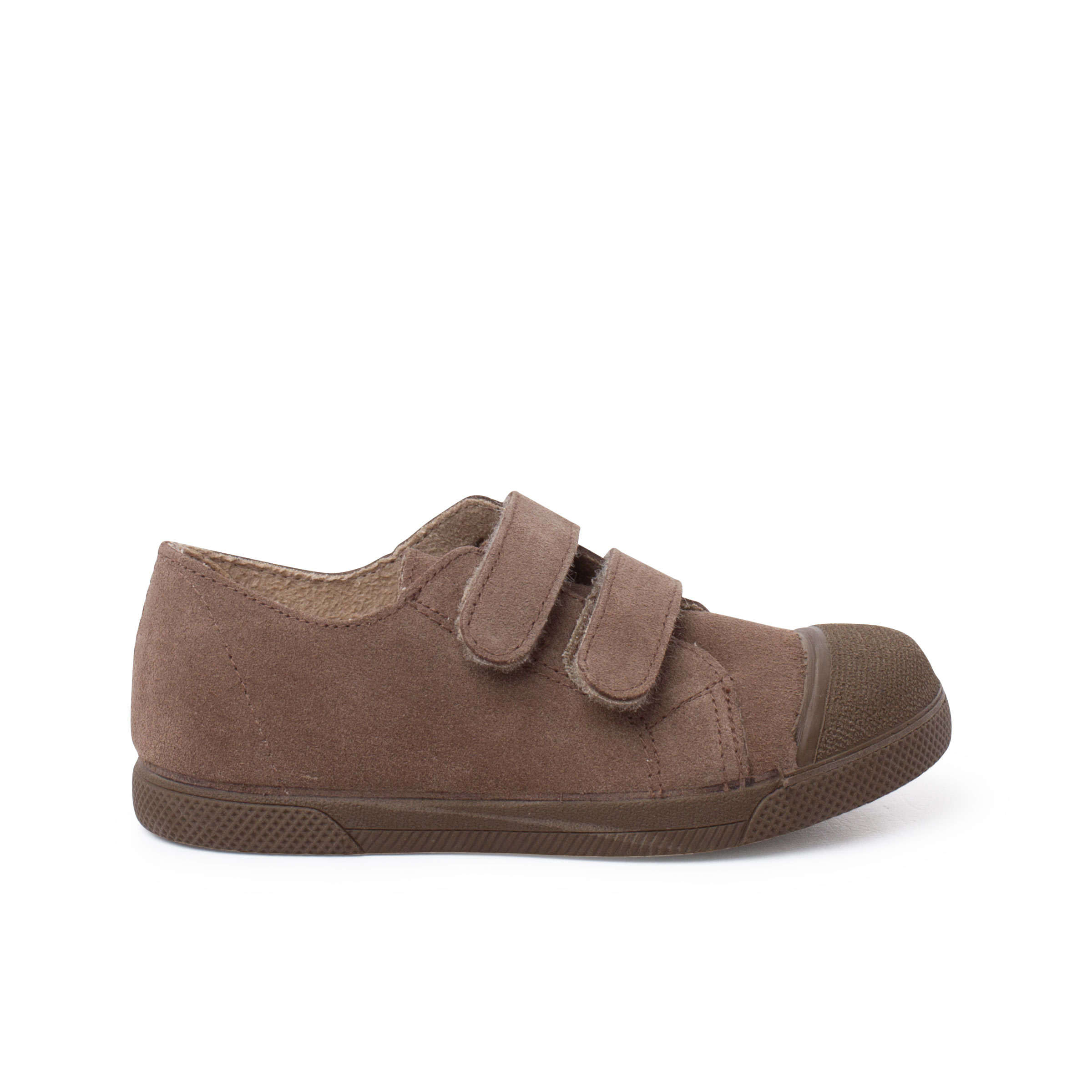 Pisamonas Zapatillas Serraje Niños Puntera Goma
