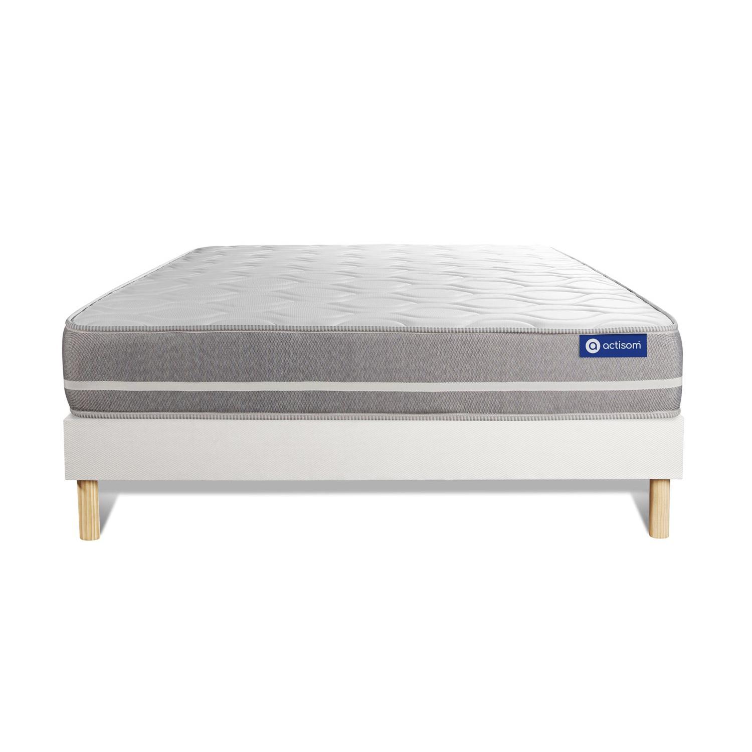 Pack colchón Actiflex touch 150x190cm + Somier multiláminas, Muelles ensacados, 3 zonas de confort
