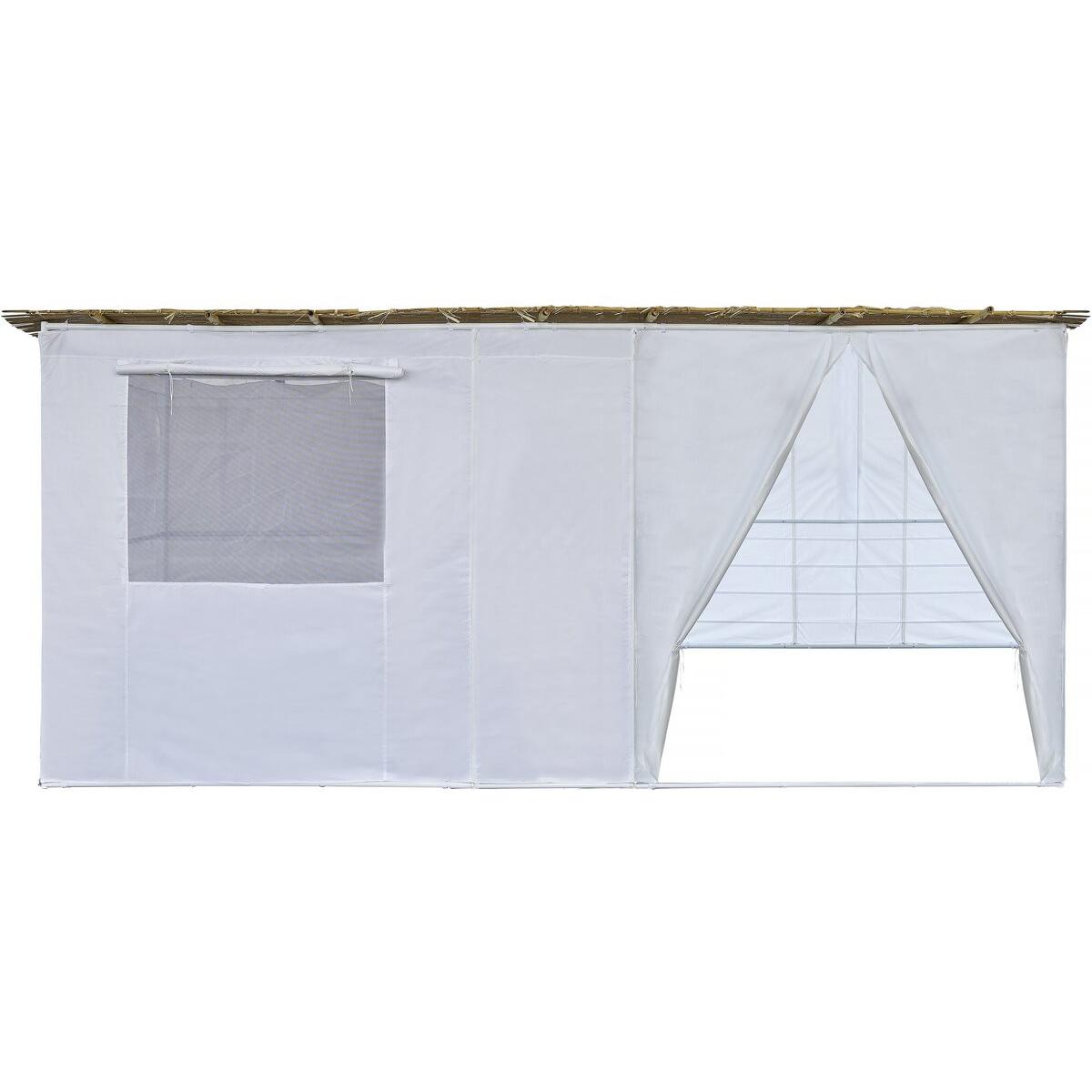 Habitat y Jardin - Sucá en NINA Kit Ajustable 4 x 2 con 2 Rollos de Bambú y 4 Listones de Madera