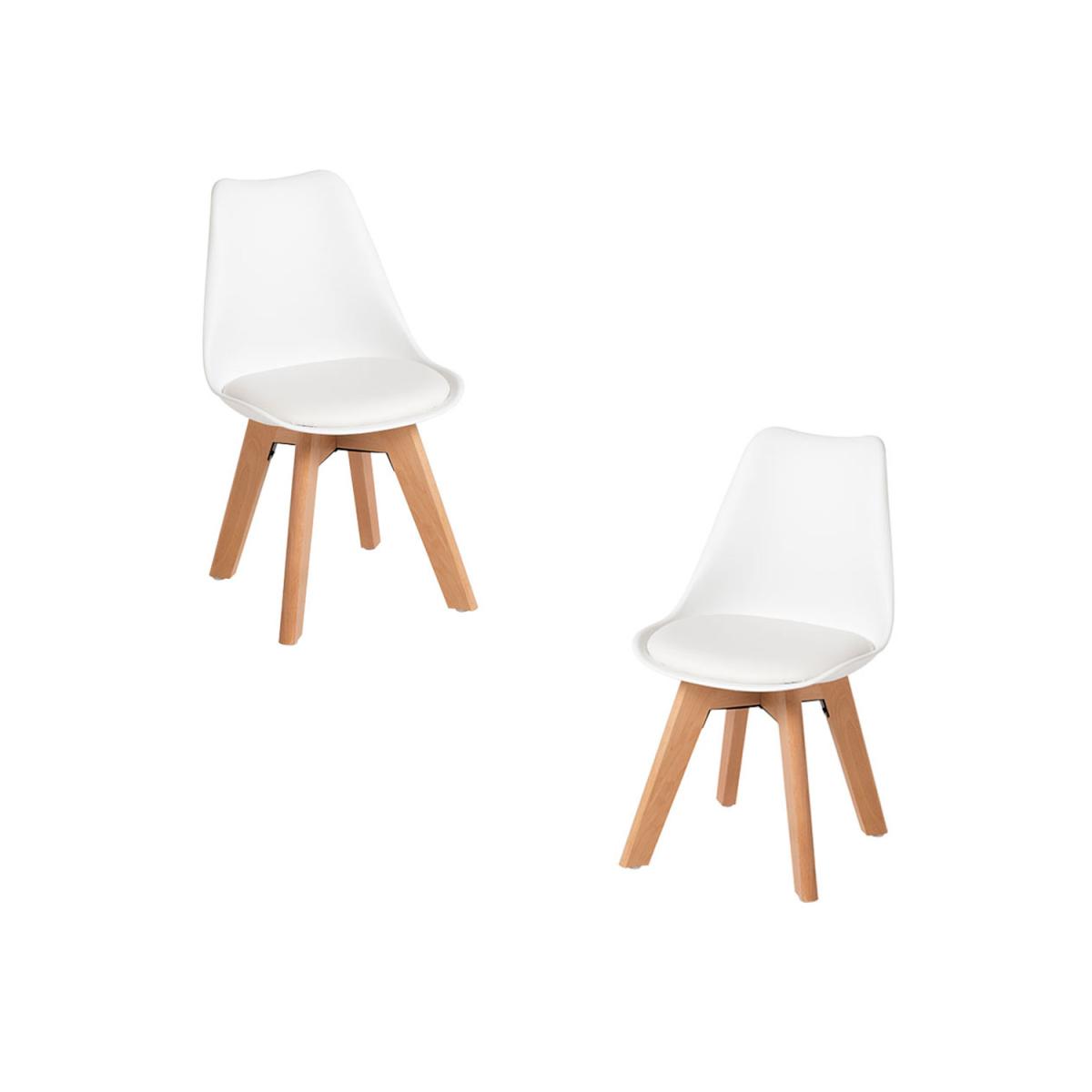 Regalos Miguel - Ofertas Límite - Pack 2 Sillas Synk Kid (Infantil) - Blanco