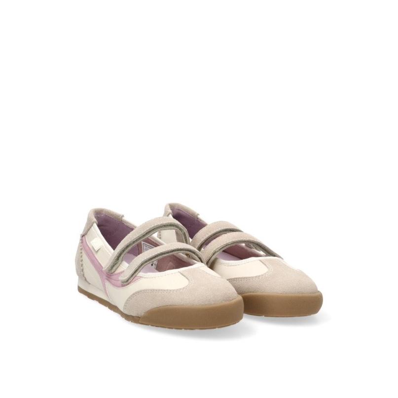 Bailarina Xti - Mujer - Suela Plana - Modelo 145220 - Color Hielo