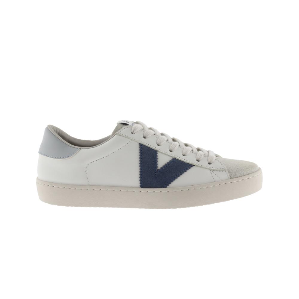 Victoria Berlín Zapatillas de piel con piezas de color y puntera de serraje 1126142