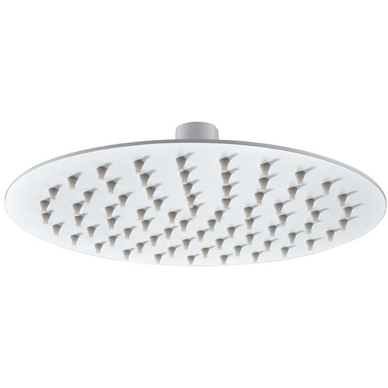 Imex RDN001/BL rociador de ducha diseño extraplano moderno acabado blanco mate Ø20