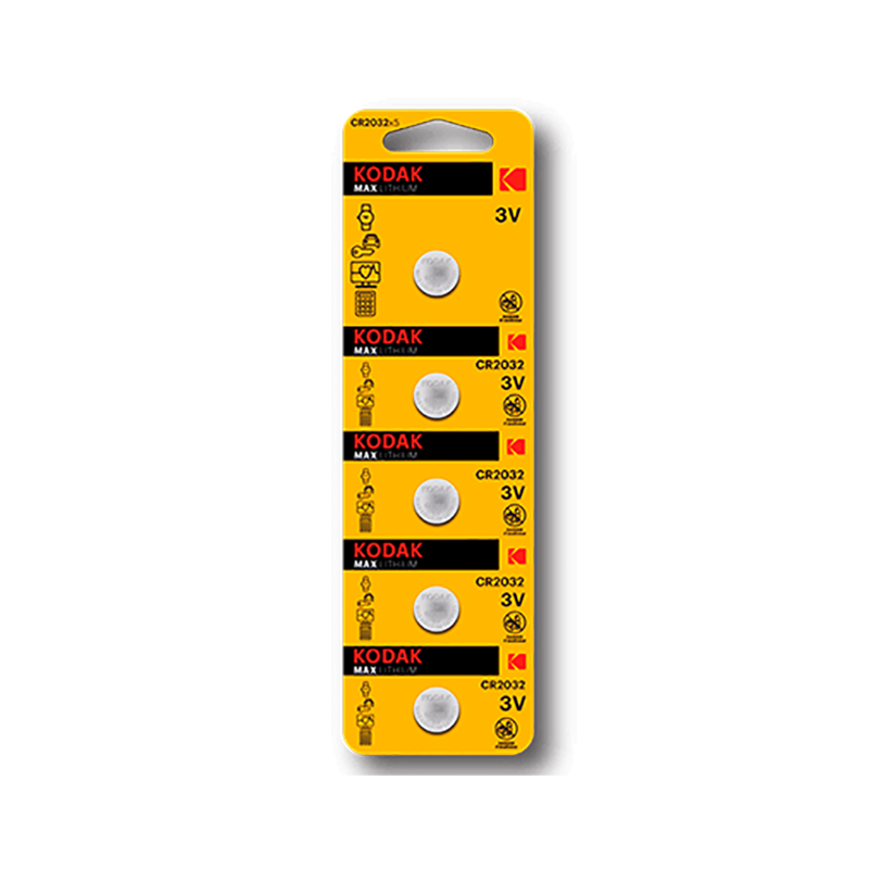 Pila kodak boton litio kdcr2032*5 3.volt pack 5ud