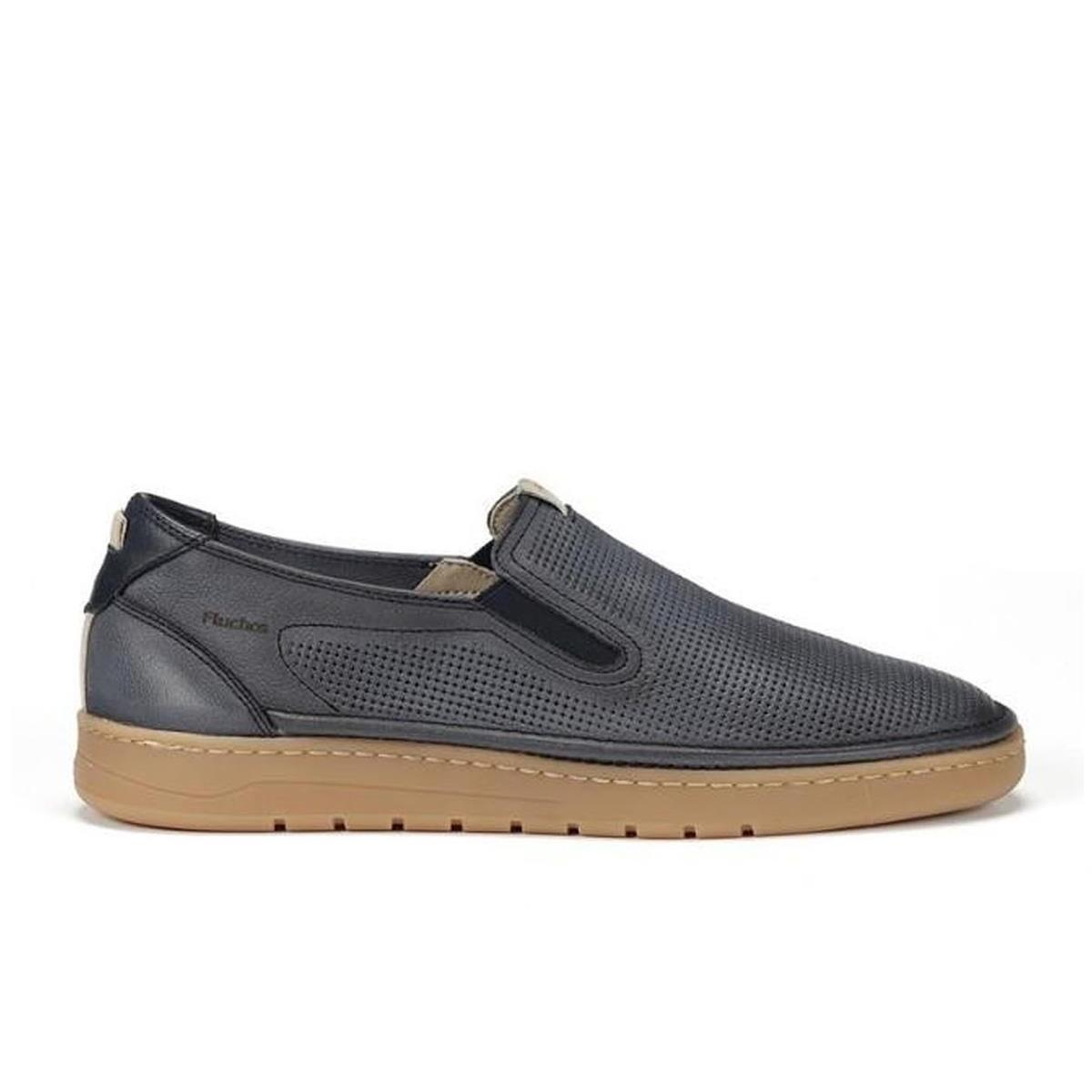 Zapato Mocasin Hombre Fluchos F1946 Azul